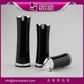 검은색 특수 모양 15ml 30ml 50ml 아크릴 로션 둥근 병
