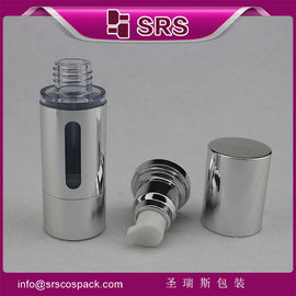 금속화된 은 A027 15ml 30m l50ml 공기 없는 펌프 플라스틱 병