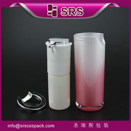 A021 실린더 모양의 공기 없는 병,15ml 30ml 50ml 몸 크림 용기