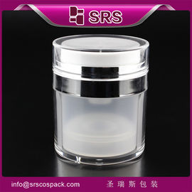 A100 15ml 30ml 50ml 병 피부 관리 크림을 위한 흰색 공기 없는 펌프