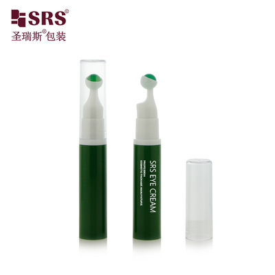 5ml 10ml 12ml 15ml 공기가 없는 롤러 세럼 스틸 볼 병 롤 마사지 병