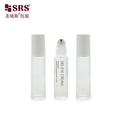 10ml 유리 향수 발사기 누출이 없음 텅 비어 피부 관리 오일 롤러 병 롤
