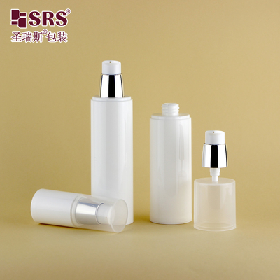 15ml 50ml PP PCR 재활용 가능한 빈 병 대가 맞춤형 30ml 공기 없는 펌프 병