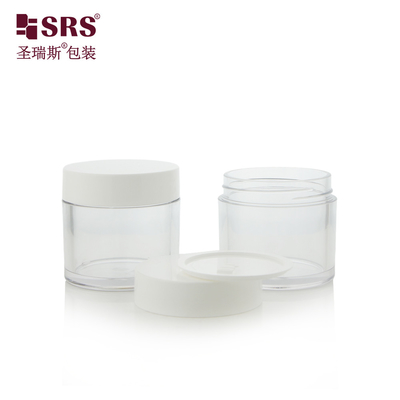 15g 30g 50g 70g 80g 100g 둥근 모양 사용자 지정 색상 얼굴 크림 병 플라스틱 뚜?? 이 있는 PET 병
