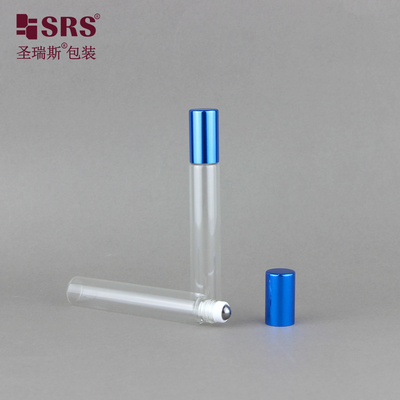 빈 화장품 포장 1/3 온스 유리 병 에센셜 오일 롤러 병 10ml
