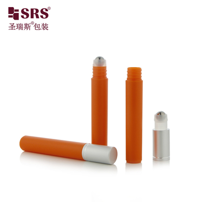 8ml 둥근 모양 PP 주사 색상 빈 화장품 패키지 헤어 세럼 롤러 마사지 병