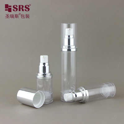 투명한 플라스틱 AS 빈 화장품 포장 로션 펌프 30ml 공기 없는 병