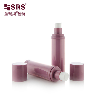 교체 가능한 재활용 PCR 30ml 50ml 100ml 얼굴 피부 관리 세럼 PP 공기 없는 병