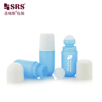 50ml 둥근 바닥 독특한 모양의 PP 비어있는 젤 롤 오브 디오도런트 스틱 컨테이너
