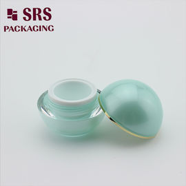 J010 밝은 녹색 쌍벽 아크릴 크림 병 빈 SRS 15g 30g 50g