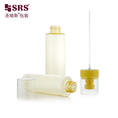 150ml 주입 반투명 색상 플라스틱 PCR 재활용 물질 스프레이어 PET 화장품 병