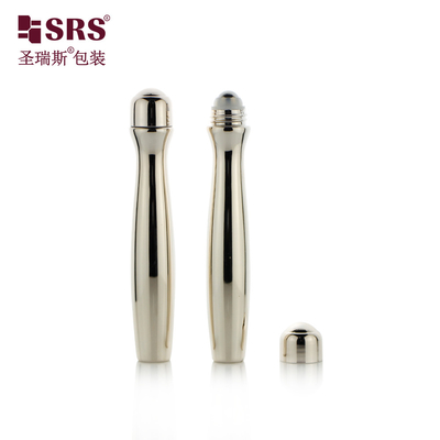 금으로 만든 반짝이는 금 은 사용자 지정 색상 PETG 플라스틱 헤어 젤 에센스 15ml 롤 병