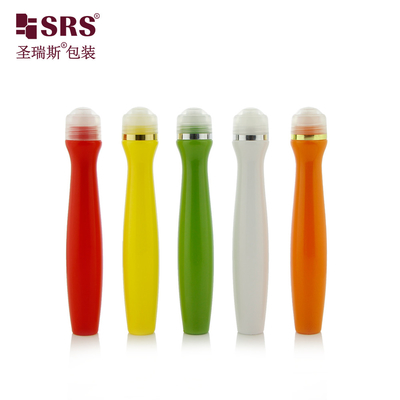 PETG 비어있는 플라스틱 롤 오브 어플리케이터 눈 세럼 롤러 병 15ml