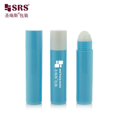30ML 둥근 모양의 빈 롤러 볼 병 마사지 롤로와 함께 머리카락 세럽