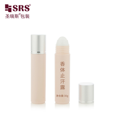 럭셔리 빈 우아한 소매 재활용 물질 디오더넌트 병에 플라스틱 롤