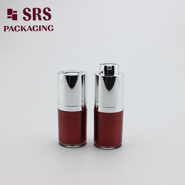 A020 공기 없는 병 제조업자 15ml 빨간색으로 칠한 아크릴 스크롤 뚜?? 병