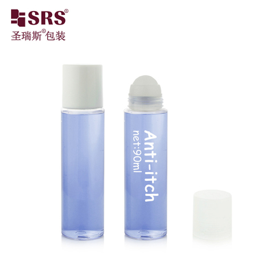 90ml 용량 식품용 플라스틱 병과 플라스틱 공