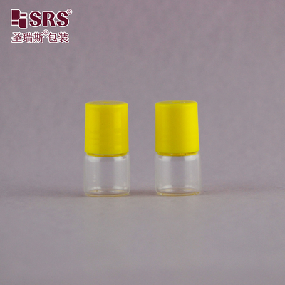 BLP-1ML 휴대용 미니 샘플 크기 빈 투명한 유리 병 롤러 포장