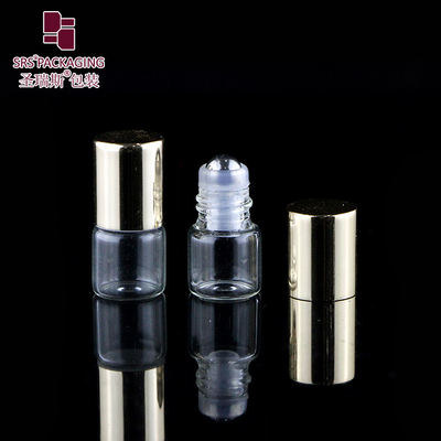 BLP-1ML 투명 에센셜 오일 글래스 튜브 롤 온 병
