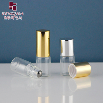 BLP-2ML 롤러 볼 포장 여행 크기 에센셜 오일 투명한 유리 롤 샷