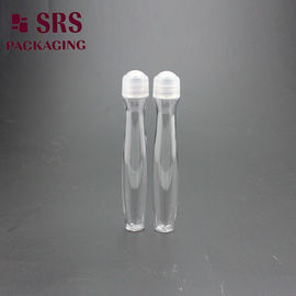 SRS8447-15ML 투명한 PETG 광선 모양 롤 금속 공에 비어있는 눈 세럼