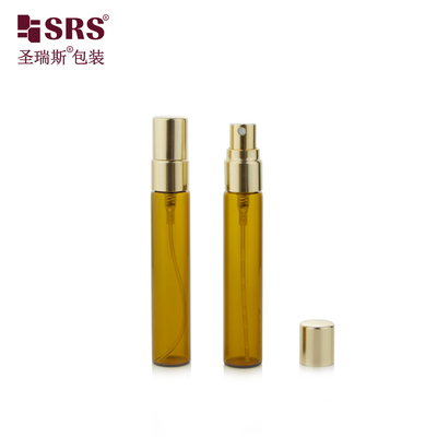 BLPA-8ML 15mm DIA 앰버 빈 유리 병 튜브 스프레이 병