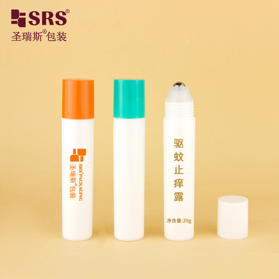 RPP-20ML 반짝이는 매트 폼으로 완성 경제적인 주입 사용자 지정 색상 PP PCR 친환경 롤-온 디자인 누출 방지 병