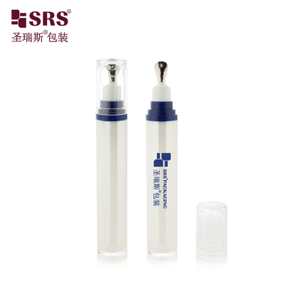 LR001-15ML 고품질 누출 없는 아크릴 맞춤형 눈 세럼 화장품 포장 응용기 금속