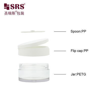 PETG003 빈 흰색 주입 주문 색상 100g 120g 150g 200g 250g 플립 캡 플라스틱 잔 무료 샘플과 함께