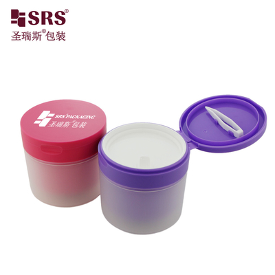 SRS1 120g 150g 이중 벽 PP PCR 재활용 플라스틱 얼굴 청소 세럽 잔 용기 화장품 크림