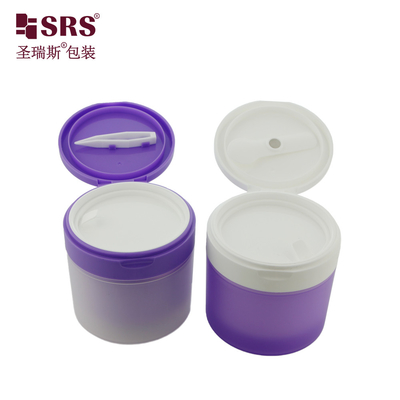 SRS1 120g 150g PP PCR 재활용 환경 친화적 인 플라스틱 헤어 젤 몸 크림 병 컨테이너 포장