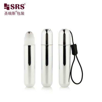 RPPG-25ML PP PCR 재활용 주입 주문 색상 매트 완성 둥근 바닥 롤러 스틸 볼 돔 캡 유체 젤