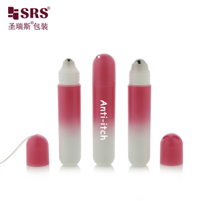 RPPG-25ML 페인트 그라디언트 커스텀 컬러 매트 완제 안티 가려움증 액체 누출없이 롤-온 병 빈 포장