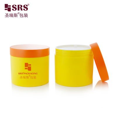 SRSQ 400g 빈 반짝이는 표면 PP PCR 인증과 함께 재활용 재료 몸 크림 잔 컨테이너 색상을 사용자 정의 할 수 있습니다