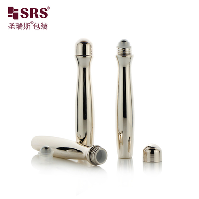 SRS8447-15ML 화장품 갱신 액체 투명한 PETG 스틸 볼과 함께 병에 롤 피부 관리 제품