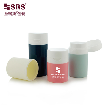 PA607 투여 단일 벽 화려한 매트 완성 주문 색상 PP 공기 없는 병 플립 캡으로 화장품 로션 세럼