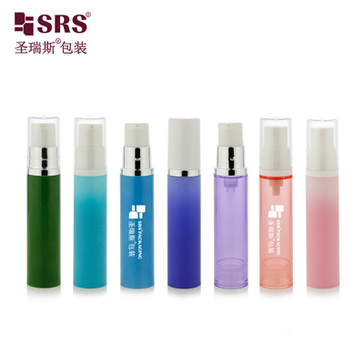 A003 5ml 10ml 12ml 15ml 사용자 정의 인쇄 장식 플라스틱 공기 없는 펌프 병 얼굴 세럼