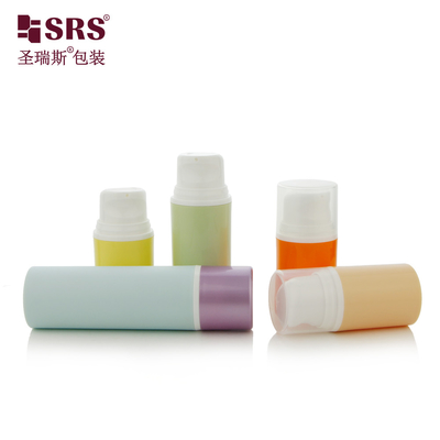 PA203A 맞춤형 반짝이는 마무리 공기 없는 얼굴 크림 병 50ml 용량 화장품용 맞춤형 색상