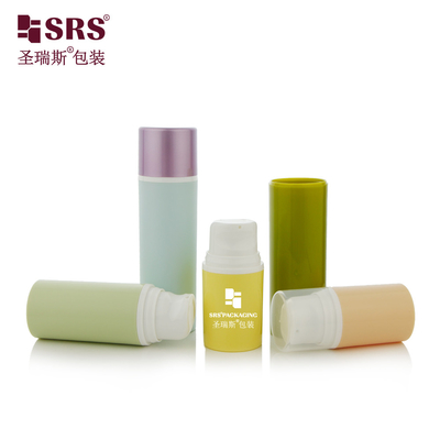PA203A 15ML 30ML 50ML 맞춤형 PP 공기 없는 세럼 병 인쇄하기 쉬운 브랜드 화장품 포장