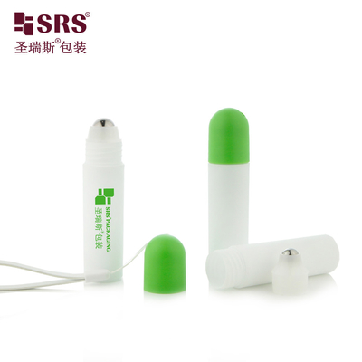 RPPF 20ml 흰색 얼음 플라스틱 롤 온 병 포장 마사지 강철 공 통증 완화 젤