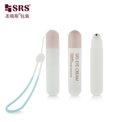RPPG 25ml 귀여운 휴대용 주머니 크기 플라스틱 롤러 스틸 볼 병 사용자 정의 여행 주입 사용자 지정 색상 매트 마무리 포장