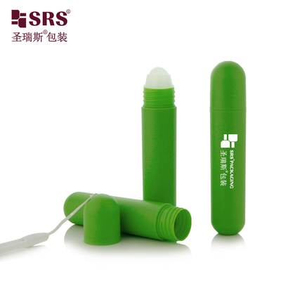 RPPG 25ml 돔 캡 주입 사용자 지정 매트 얼음 표면 PP 플라스틱 PCR 항 가려움증 액체 롤-온 병 컨테이너 응용기