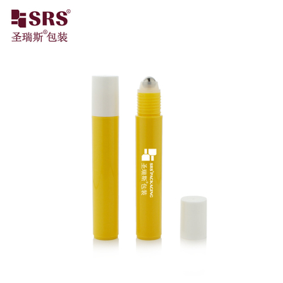 RPP-15ML 둥근 플라스틱 주사 주문 색상 PCR PP 재활용 롤러 볼 병 마사지 눈 세움