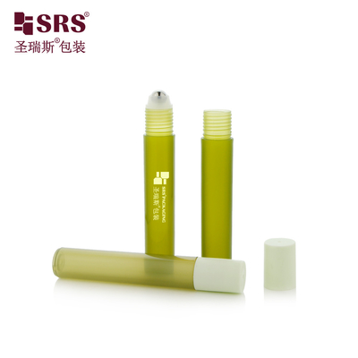RPP-15ML 주사용 반투명 녹색 색상 매트 완성된 플라스틱 롤-온 병 포장 용기