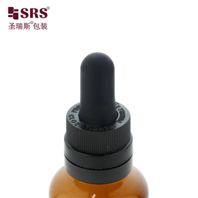 D007 5ml 10ml 15ml 30ml 50ml 100ml 양파 유리 병 에센셜 오일 포장 용기 용량 인쇄