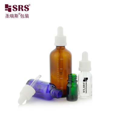 D010 고급 헤어 에센스 세럼에 맞게 제작된 CRC 어린이 저항 뚜?? 과 정밀 드롭퍼 뚜?? 이 있는 정교한 투명한 유리 모양의 병