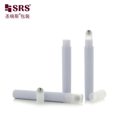 RPPH-10ML ((C) 긴 홀더 긴 캡 얇은 플라스틱 PP PCR 롤 온 병 응용기 가려움증 방지 액체 눈 세럼 젤