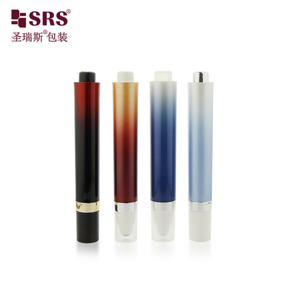 AY 10ML 15ML PP PCR 프레스 디자인 재활용 된 공기 없는 롤러 스틸 볼 마사지 눈 크림 병 포장