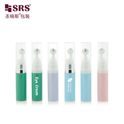 A0035 7.5ml 10ml 15ml PP 진공 압력 버튼 눈 크림 롤러 병 누출 방지 위생 포장