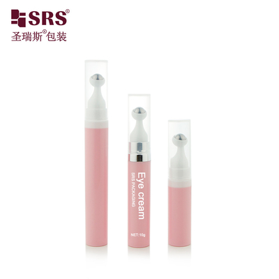 A0035 7.5ml 10ml 15ml 누출 없는 PCR 환경 친화적 인 플라스틱 롤 온 병 머리 세럼 화장품 포장
